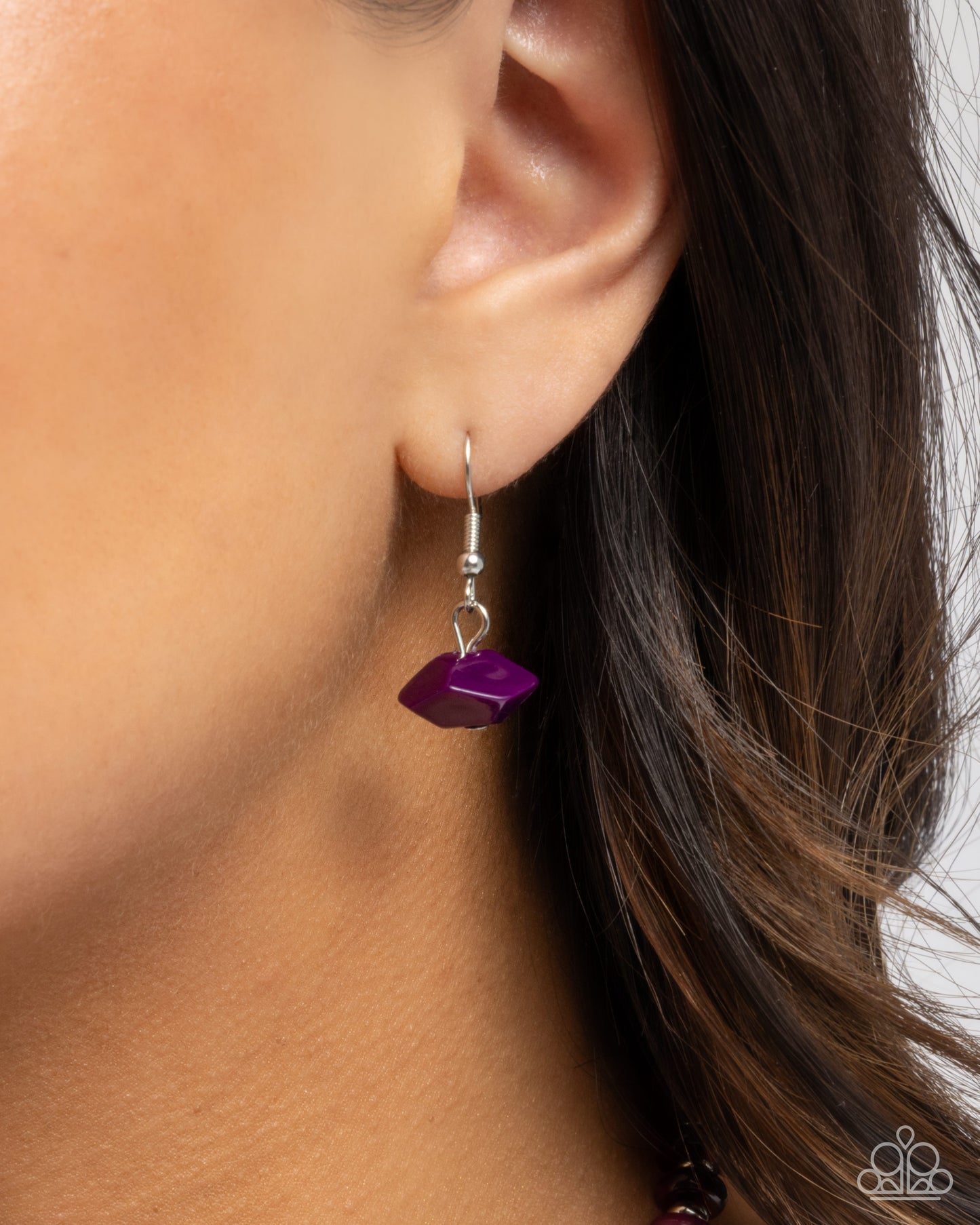 Swift Shimmer Purple Necklace - Paparazzi Accessories