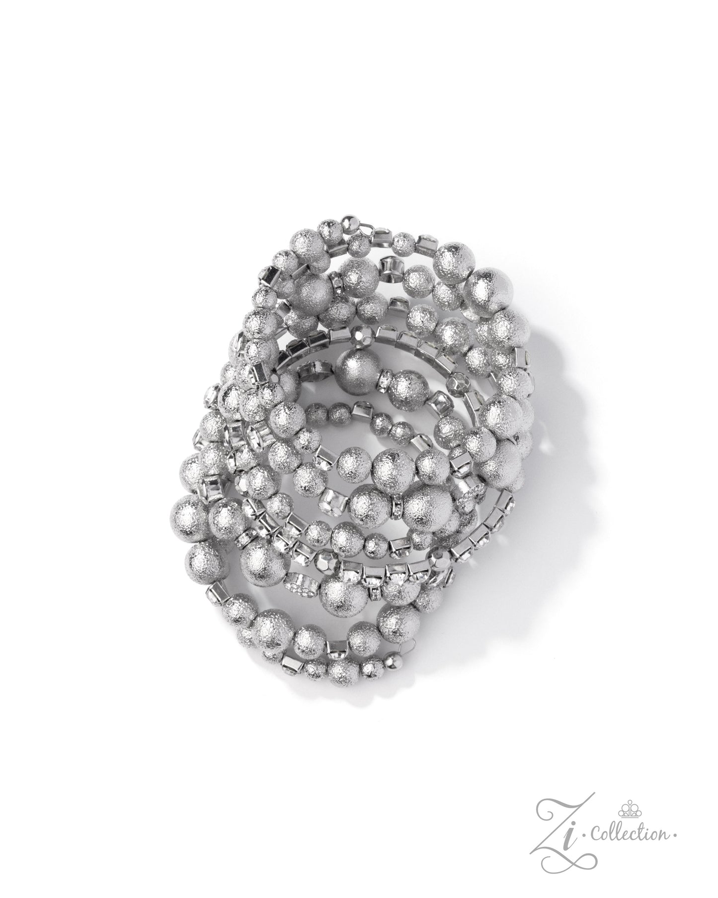 Contemplative Class White Coil 2025 Zi Bracelet - Paparazzi Accessories