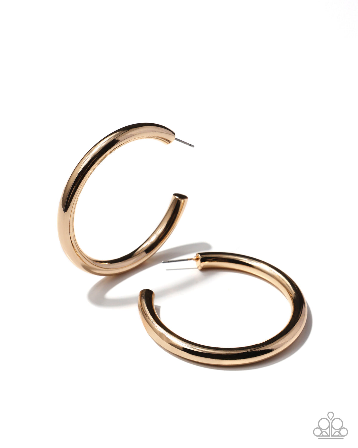 Sinuous Sheen Gold Hoop Earring (March 2026 LOP) - Paparazzi Accessories