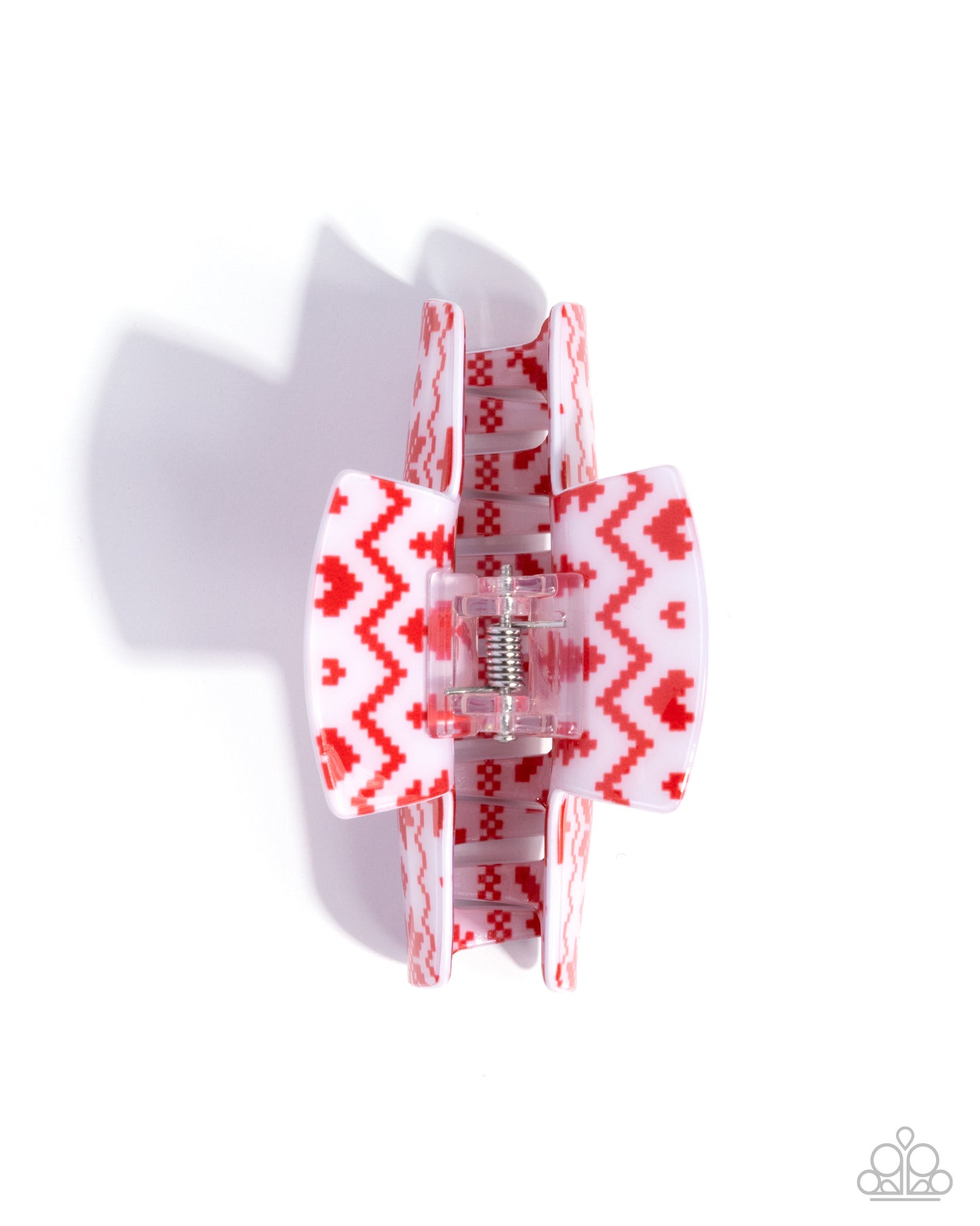 Sweater Style Red Hair Clip - Paparazzi Accessories