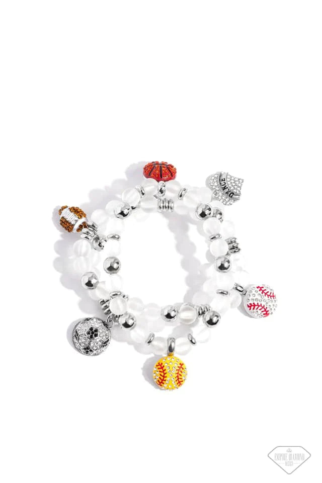 Sports Fan Multi Stretch LOP Bracelet - Paparazzi Accessories