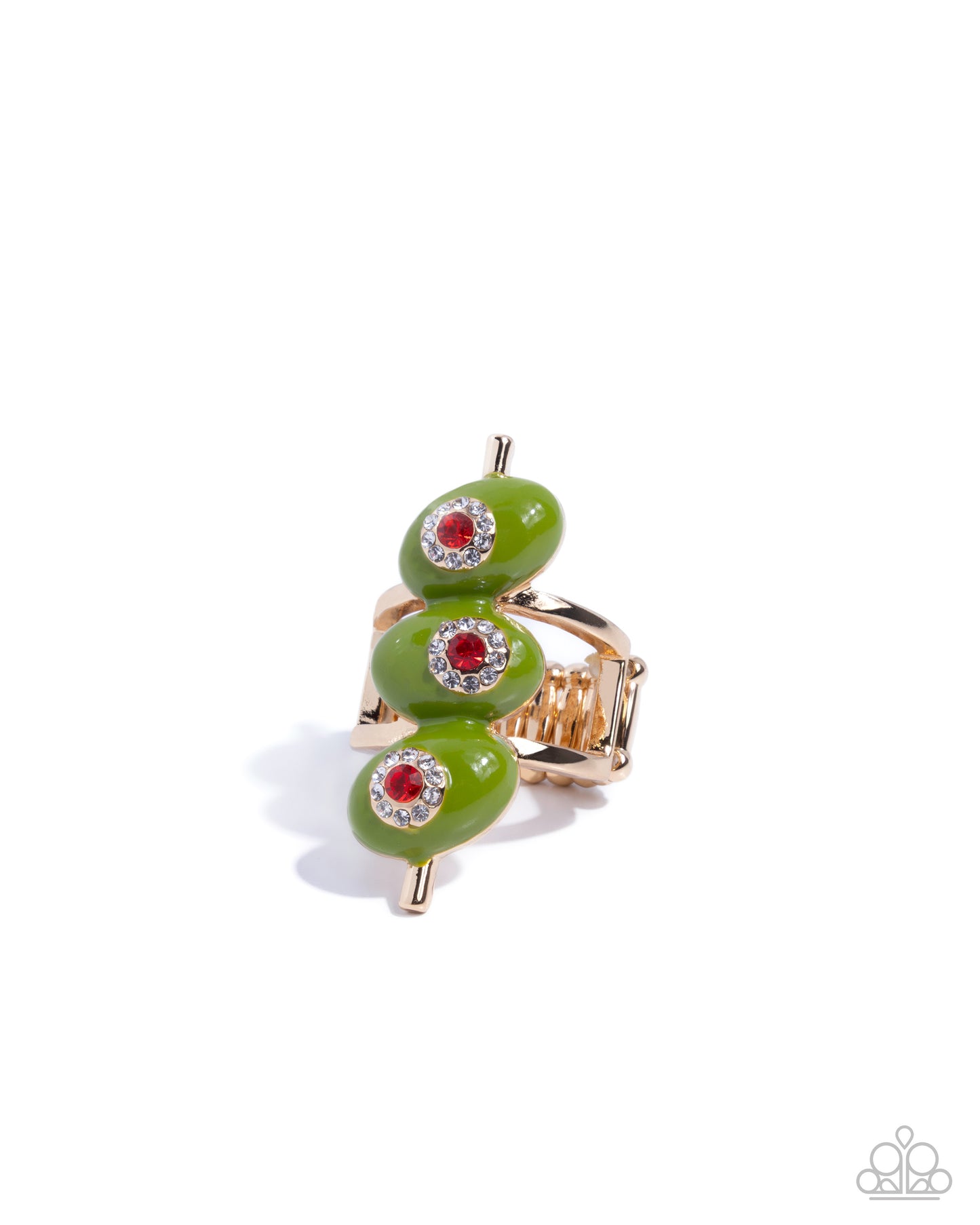 Mystical Martini Green Ring - Paparazzi Accessories