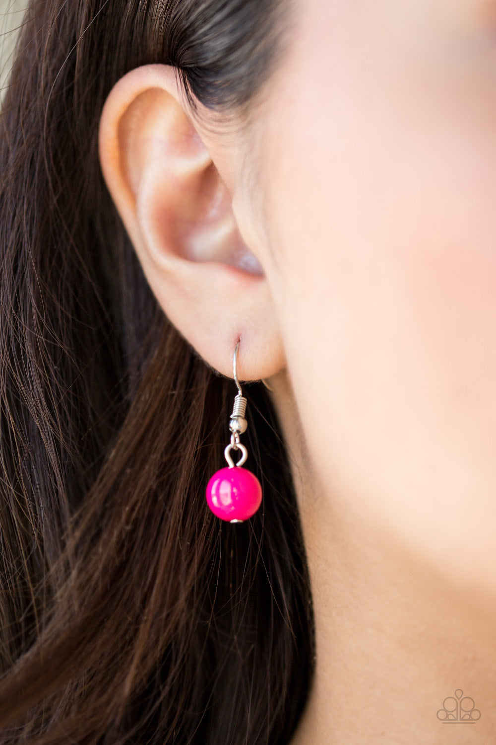 Friday Night Fringe Pink Necklace - Paparazzi Accessories