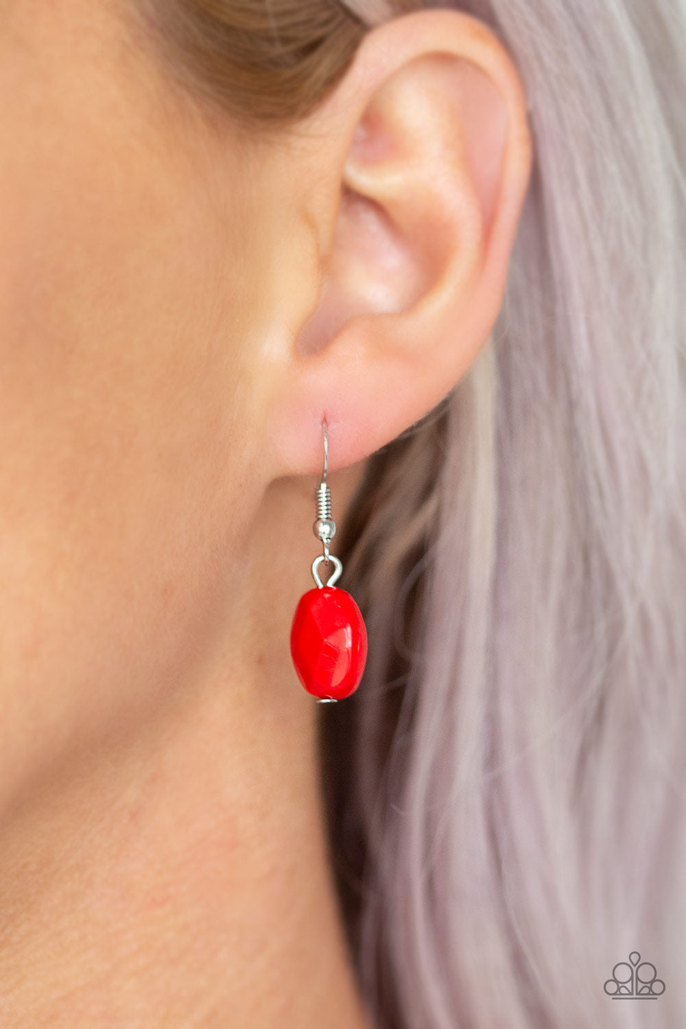 Radiant Reflections Red Necklace - Paparazzi Accessories