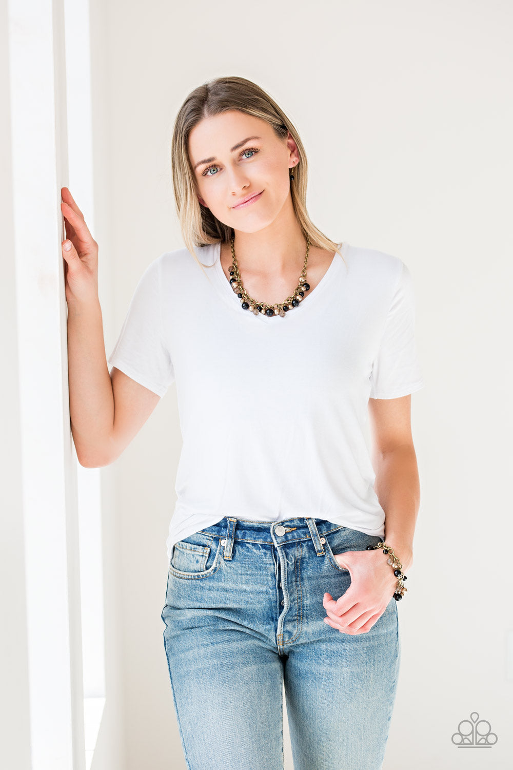 The GRIT Crowd Black Necklace - Paparazzi Accessories