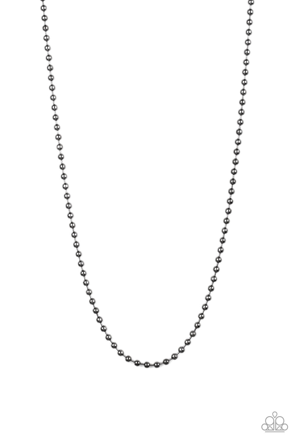 Cadet Casual Black Urban Necklace - Paparazzi Accessories - jazzy-jewels-gems