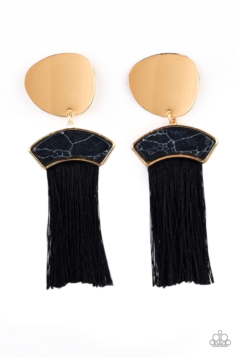 Insta Inca Gold Earring - Paparazzi Accessories