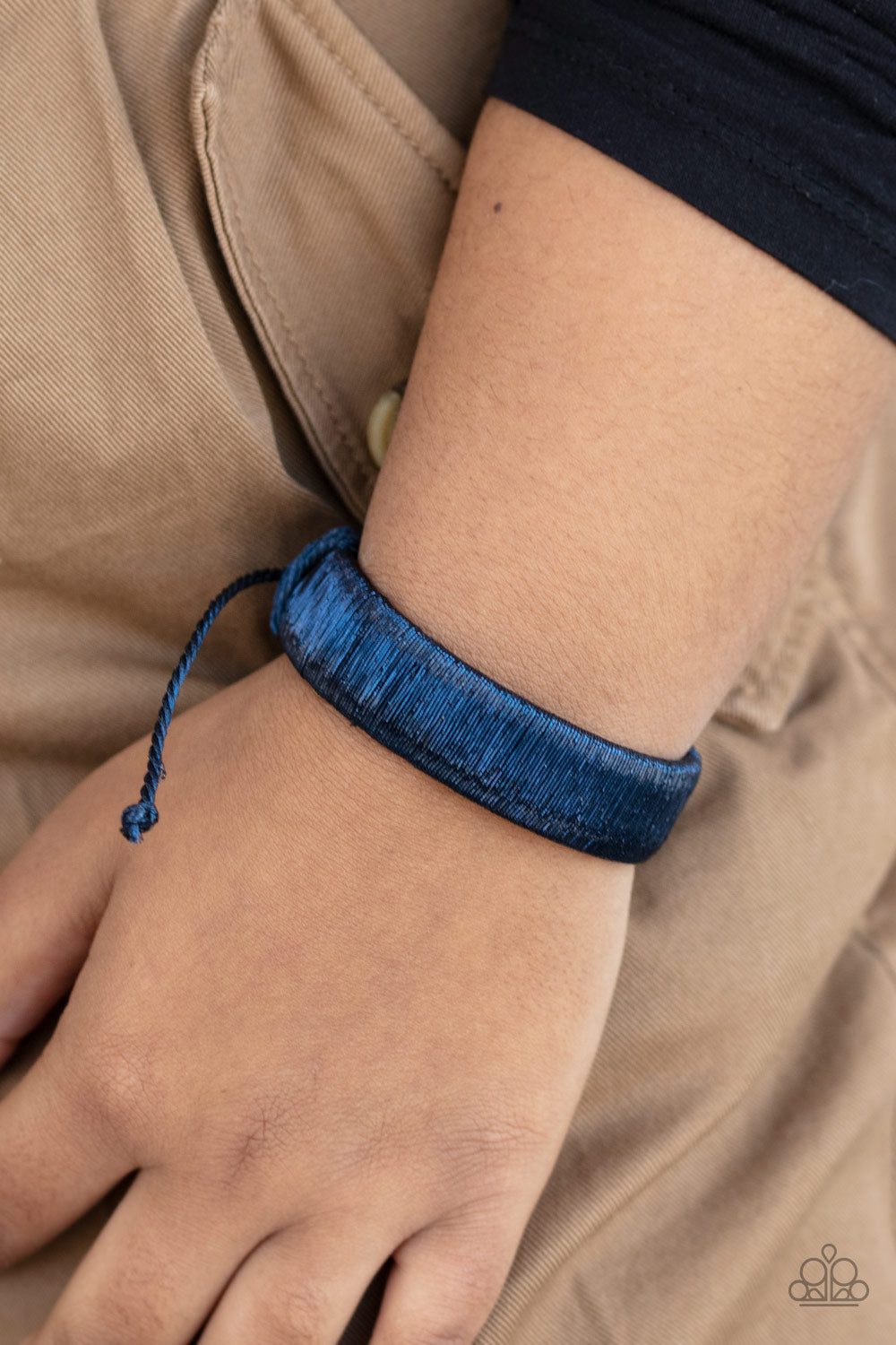 In a Flash Blue Urban Bracelet - Paparazzi Accessories