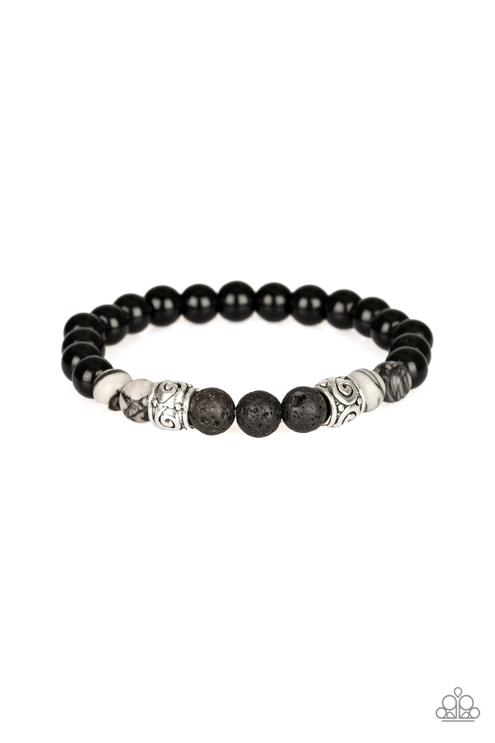 Proverb Silver Urban Bracelet - Paparazzi Accessories
