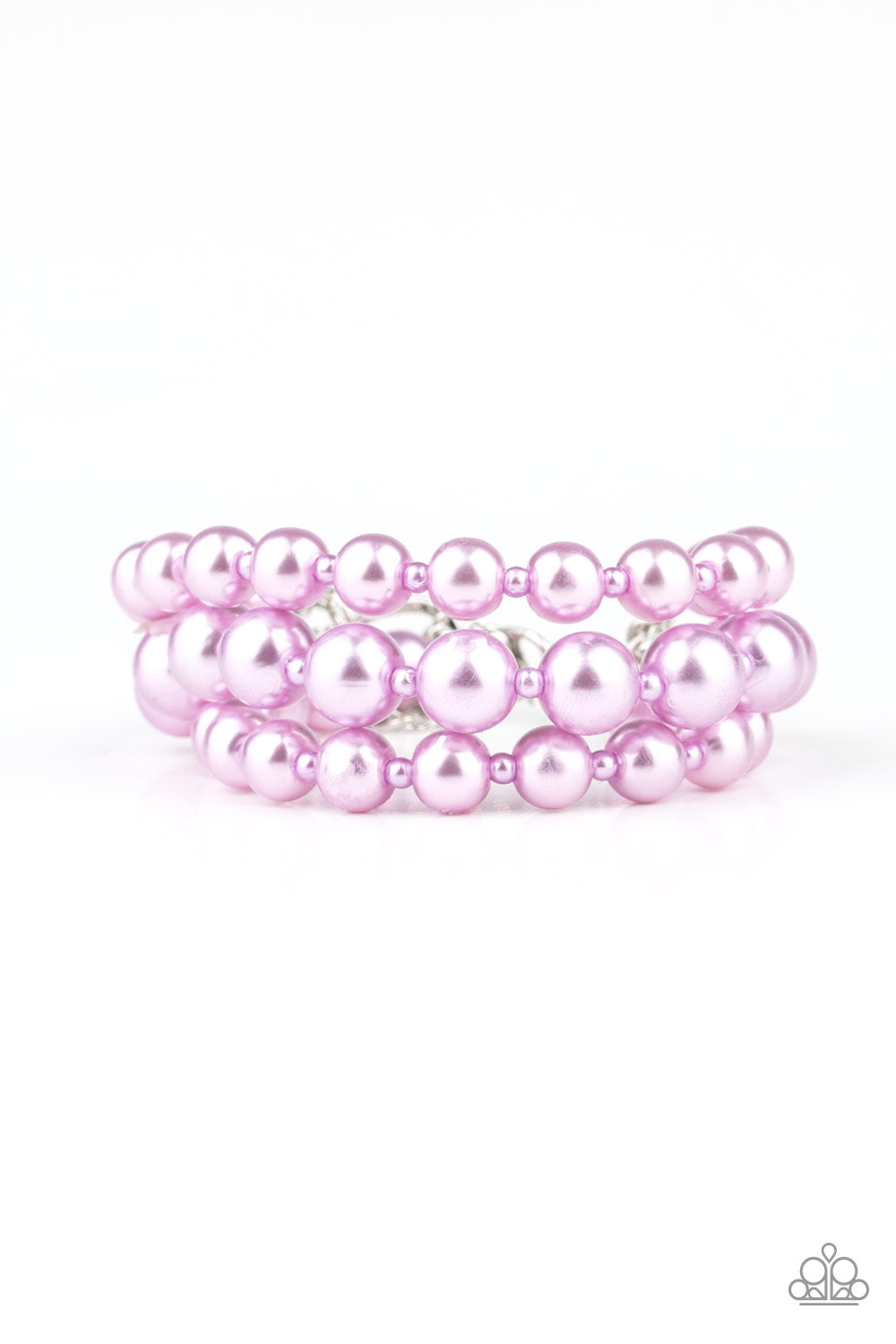 Total PEARL-fection Purple Bracelet - Paparazzi Accessories
