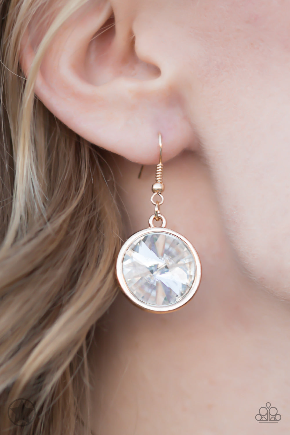 Hypnotized Gold Blockbuster Necklace - Paparazzi Accessories - jazzy-jewels-gems