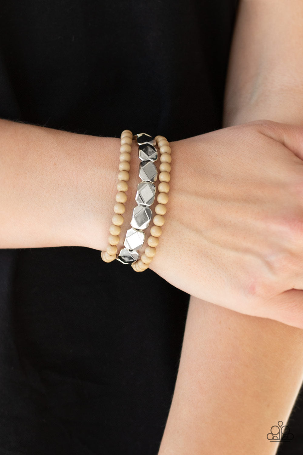 Fiesta Flavor Brown Bracelet - Paparazzi Accessories