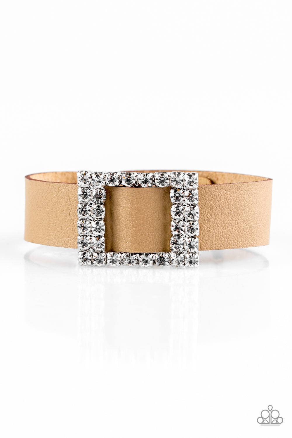 Diamond Diva Brown Bracelet - Paparazzi Accessories