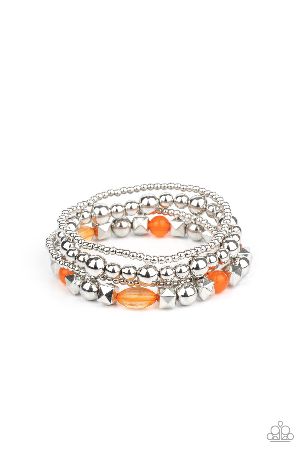 Babe-alicious Orange Bracelet - Paparazzi Accessories