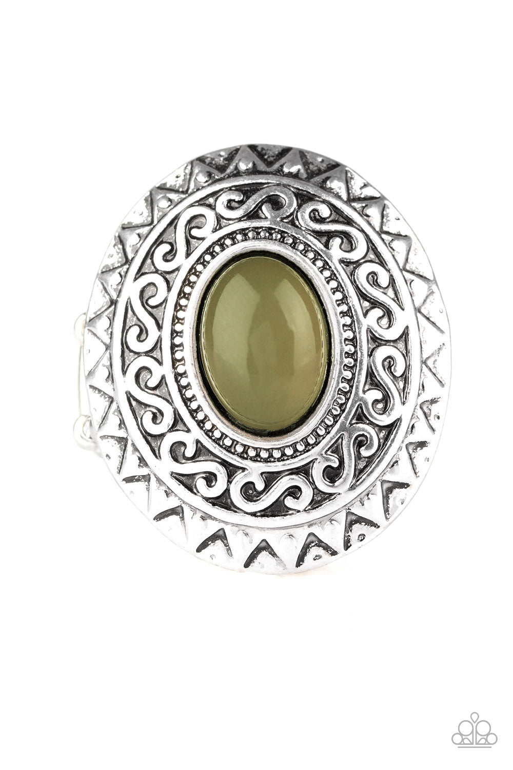 Hello, Sunshine Green Ring - Paparazzi Accessories