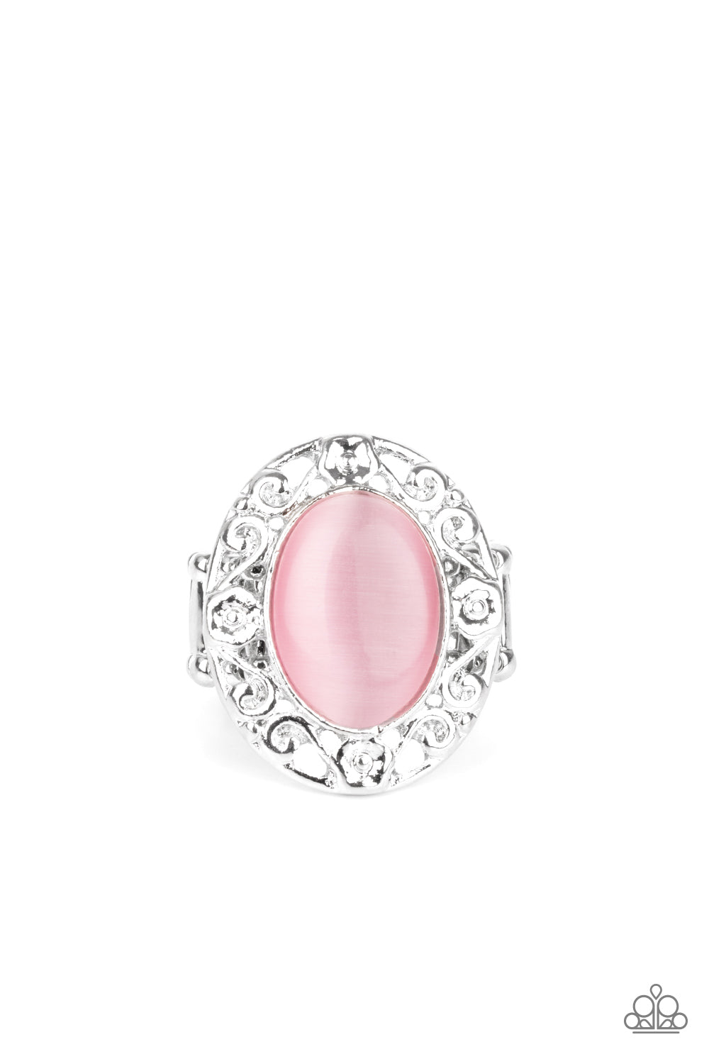 Moonlit Marigold Pink Ring - Paparazzi Accessories