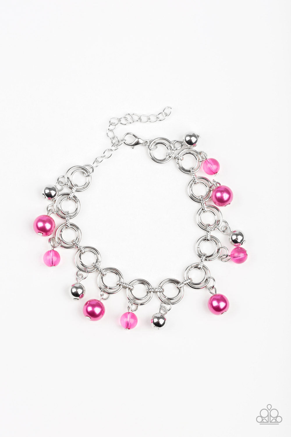 Fancy Fascination Pink Bracelet - Paparazzi Accessories