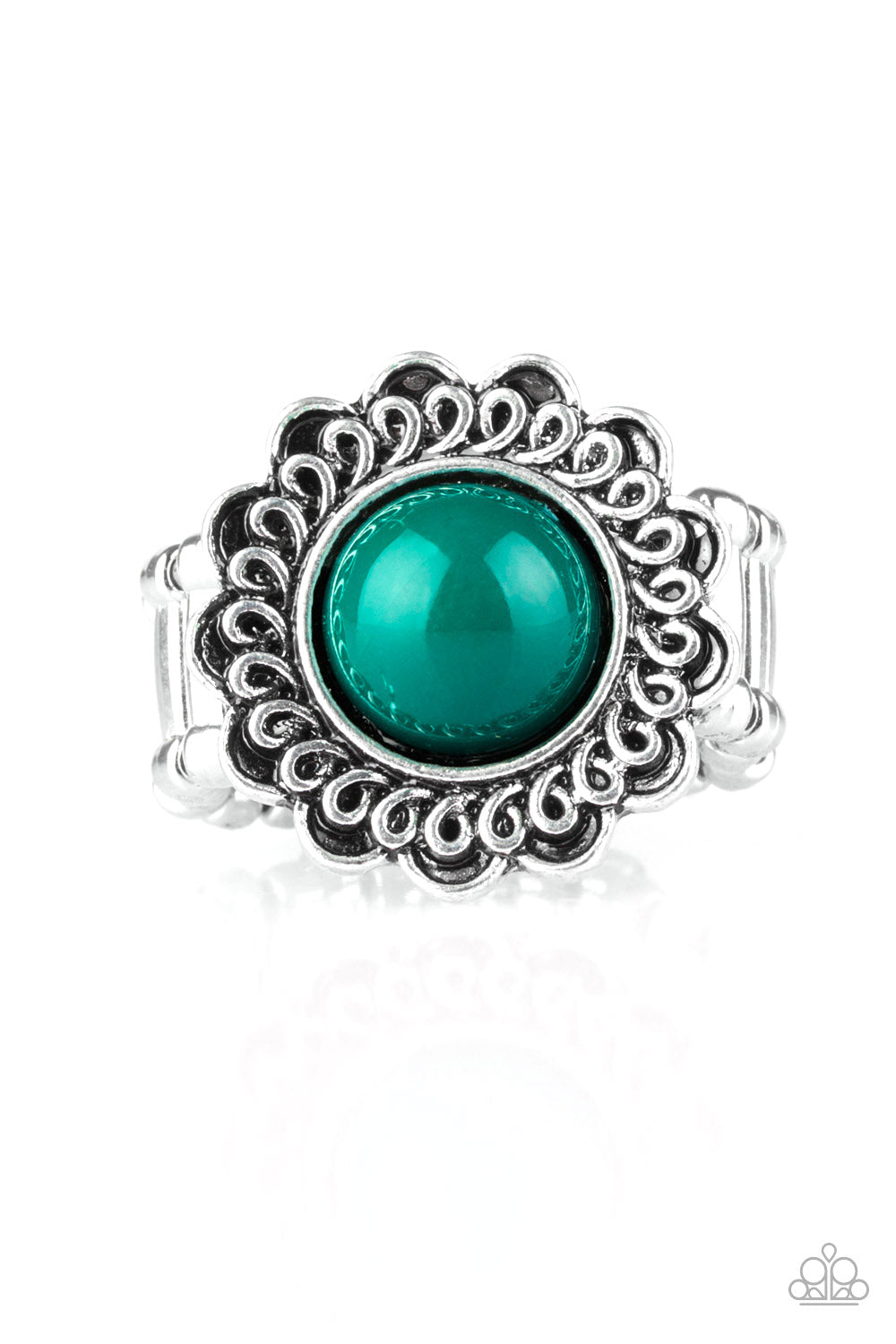 Garden Stroll Green Ring - Paparazzi Accessories