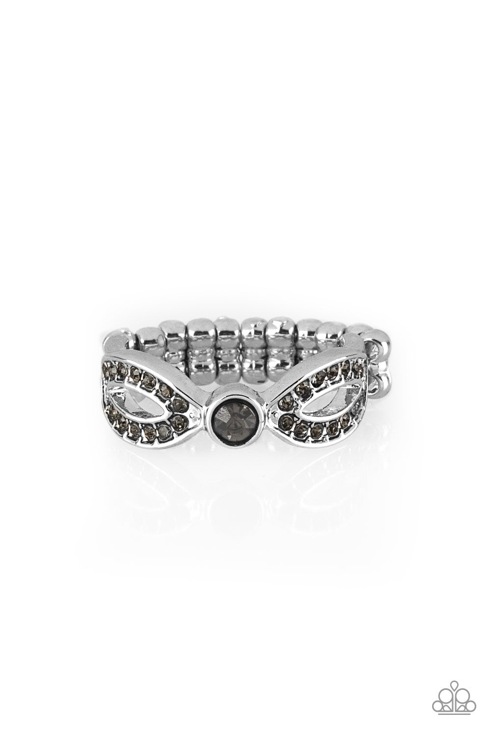 Extra Side Of Elegance Silver Ring - Paparazzi Accessories