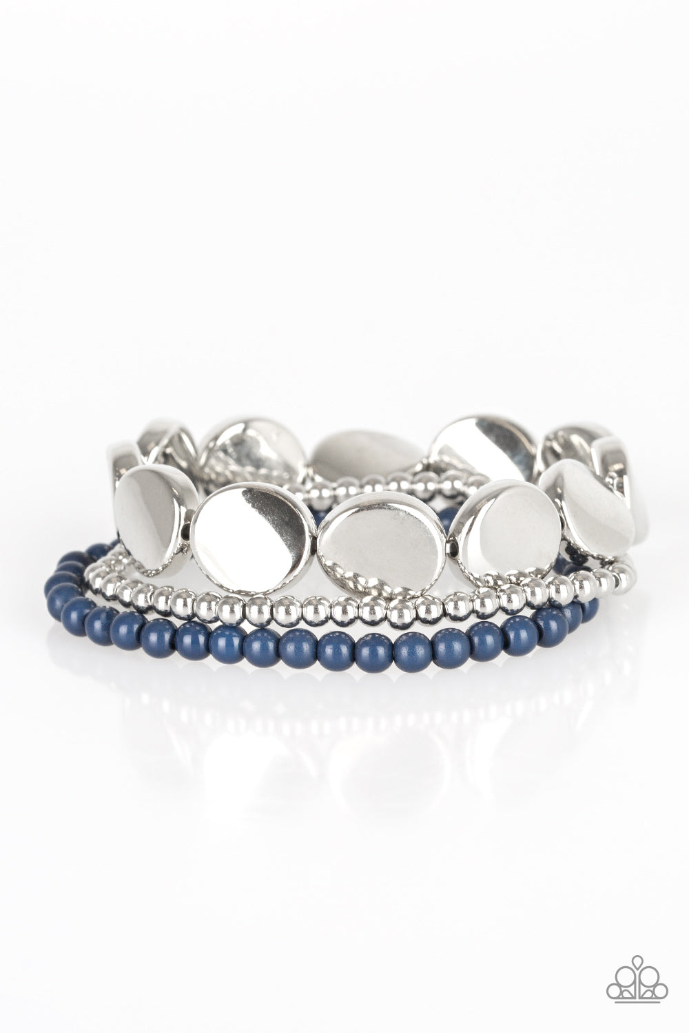 Beyond The Basics Blue Bracelet - Paparazzi Accessories