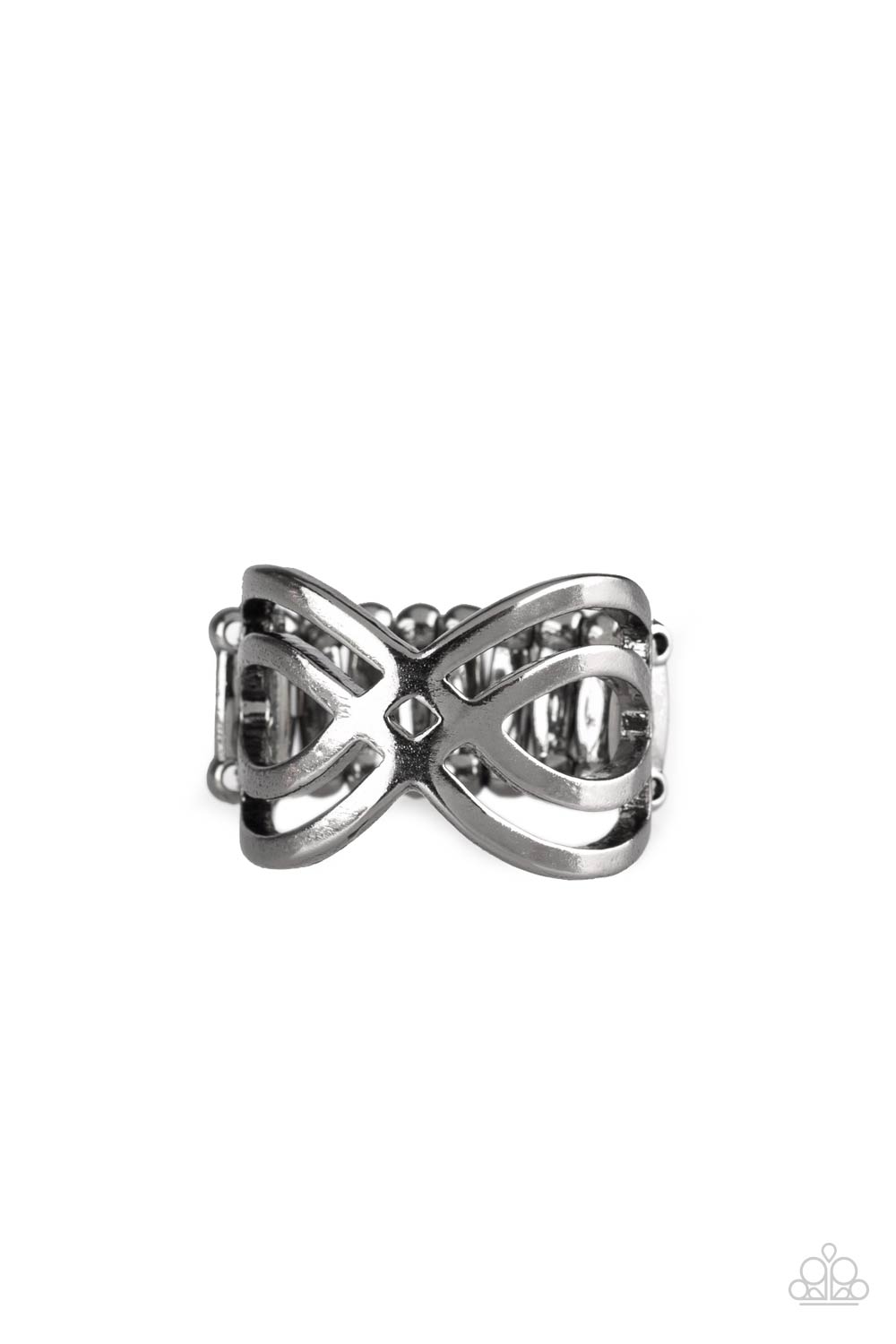 Infinite Fashion Black Ring - Paparazzi Accessories