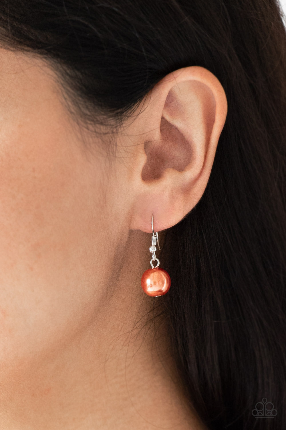 All About Me Orange Necklace - Paparazzi Accessories