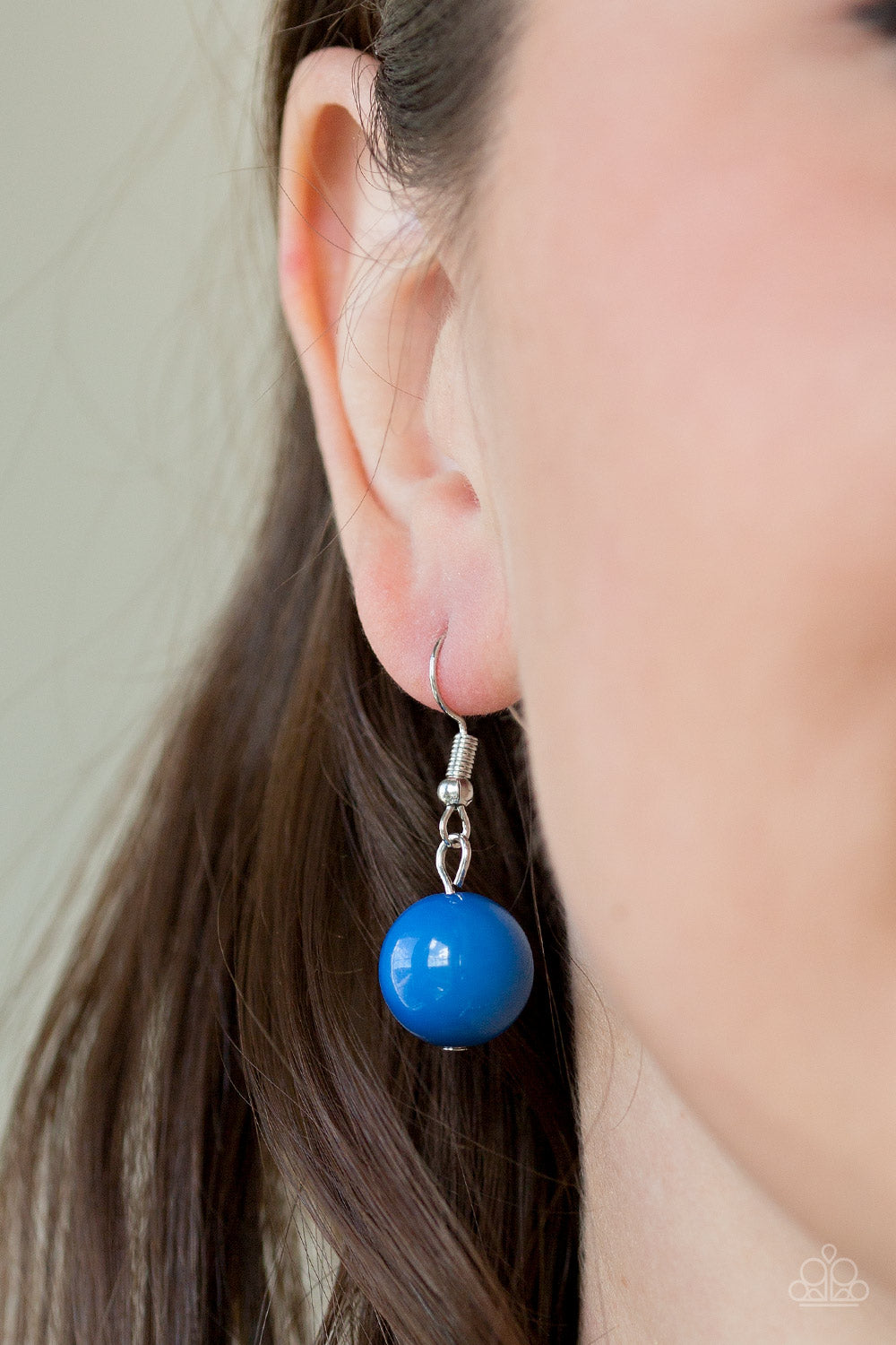 Top Pop Blue Necklace - Paparazzi Accessories