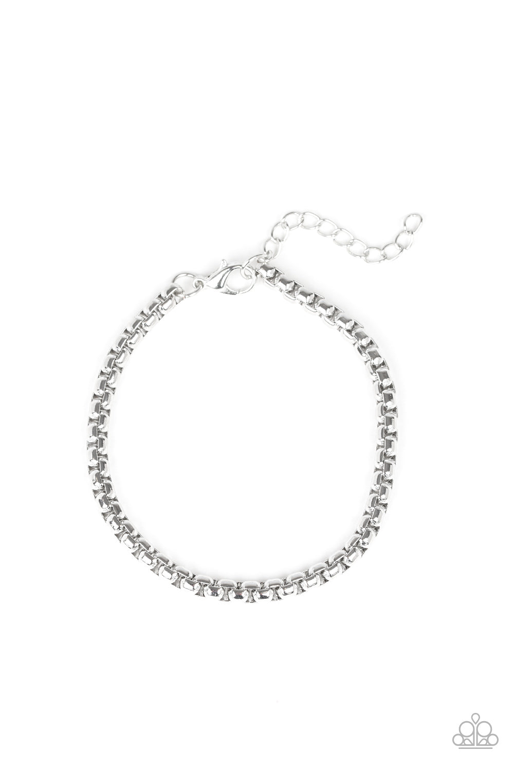 Metro Marathon Silver Urban Bracelet - Paparazzi Accessories