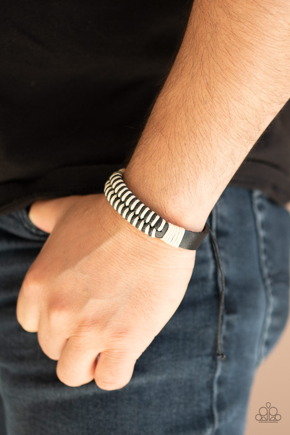 Trail Time Black Urban Bracelet - Paparazzi Accessories