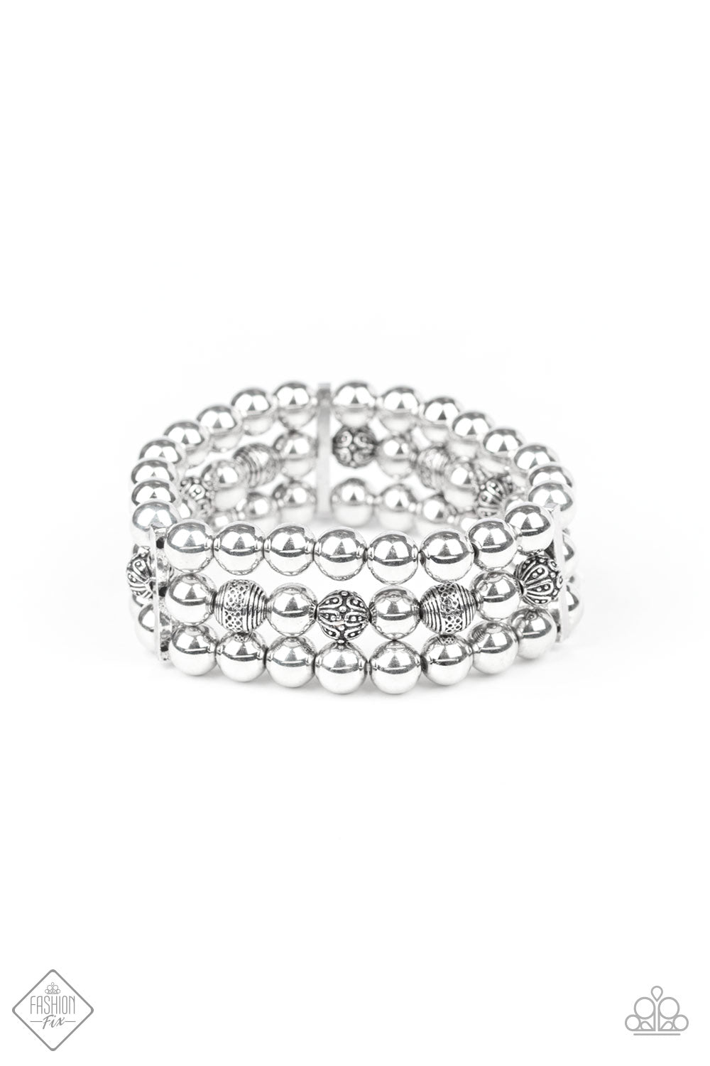 Trail Treasure Silver Bracelet - Paparazzi Accessories