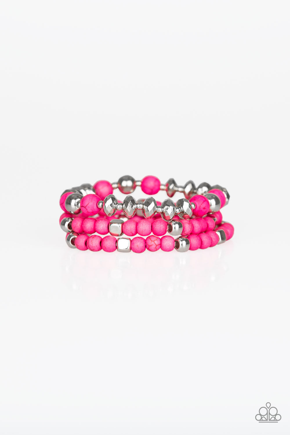 Mountain Artist Pink Bracelet - Paparazzi Accessories