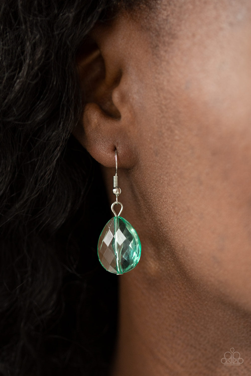 No Tears Left To Cry Green Necklace - Paparazzi Accessories