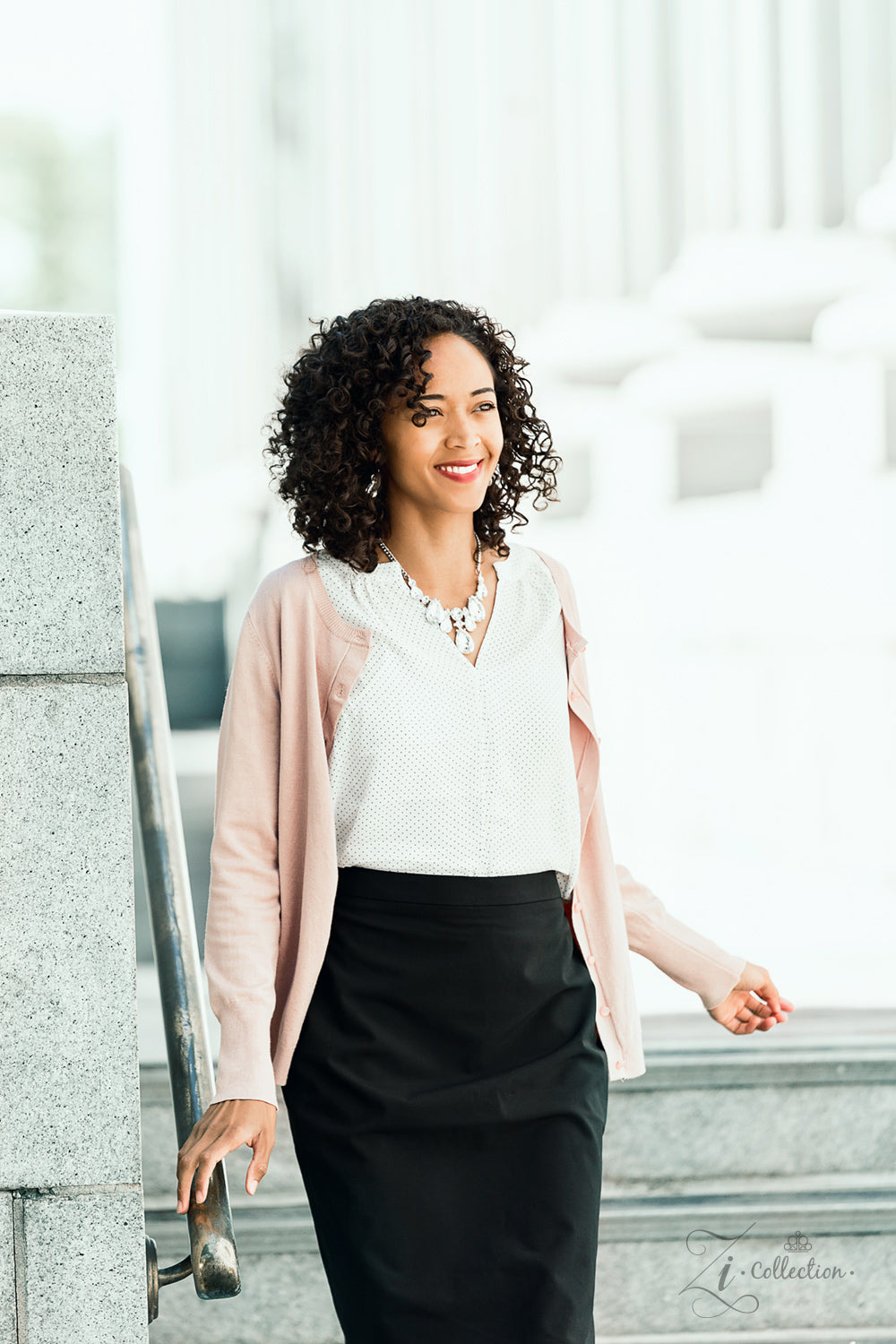 Reign Zi Collection 2019 Silver Necklace - Paparazzi Accessories - jazzy-jewels-gems