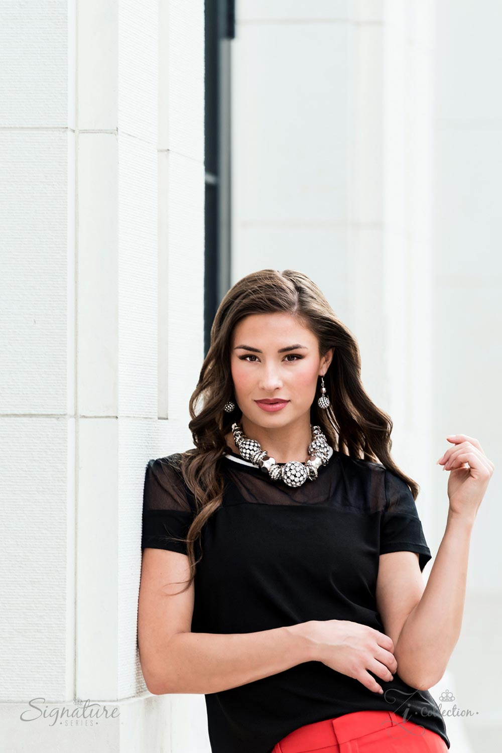 The Barbara Zi Collection 2019 Silver Necklace - Paparazzi Accessories - jazzy-jewels-gems