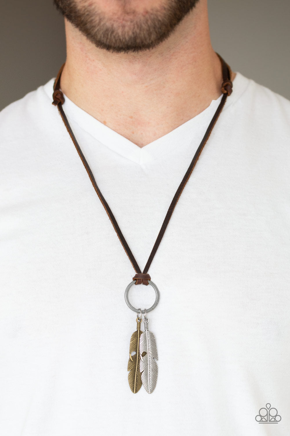 Sky Walker Urban Brown Necklace - Paparazzi Accessories