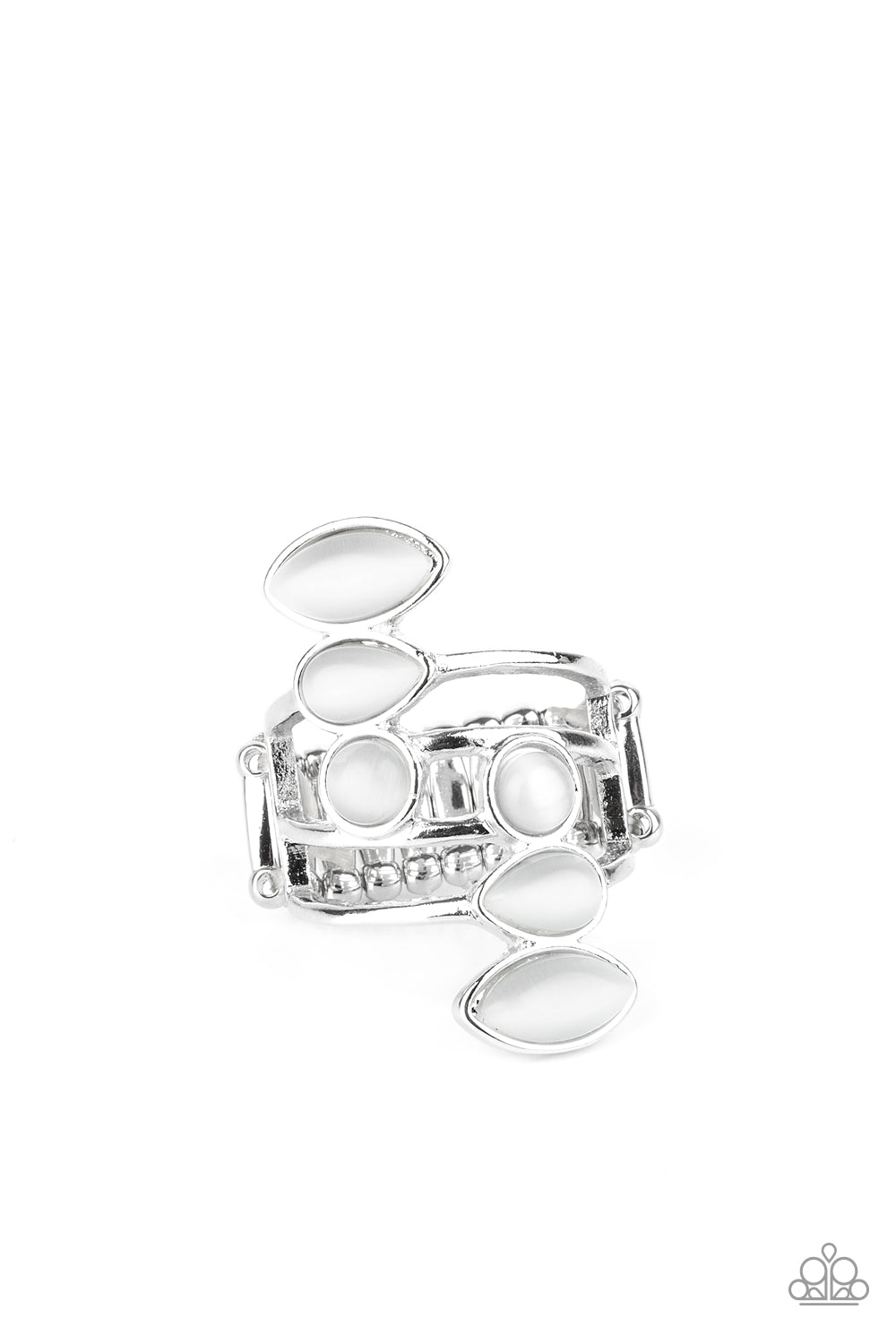 Wraparound Radiance White Ring - Paparazzi Accessories