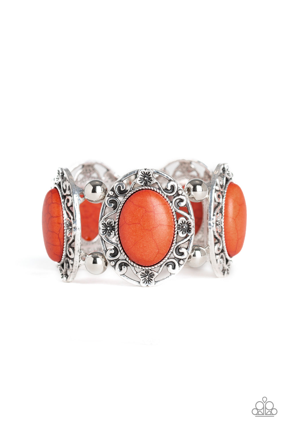Rodeo Rancho Orange Bracelet - Paparazzi Accessories