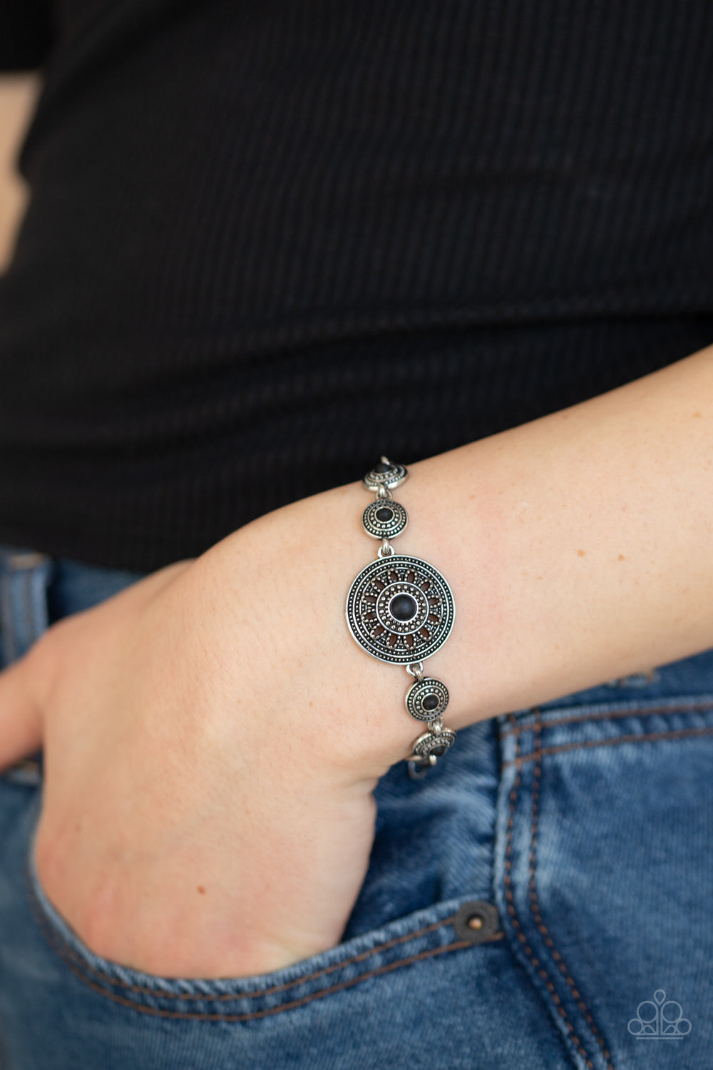 Rustic Renegade Black Bracelet - Paparazzi Accessories