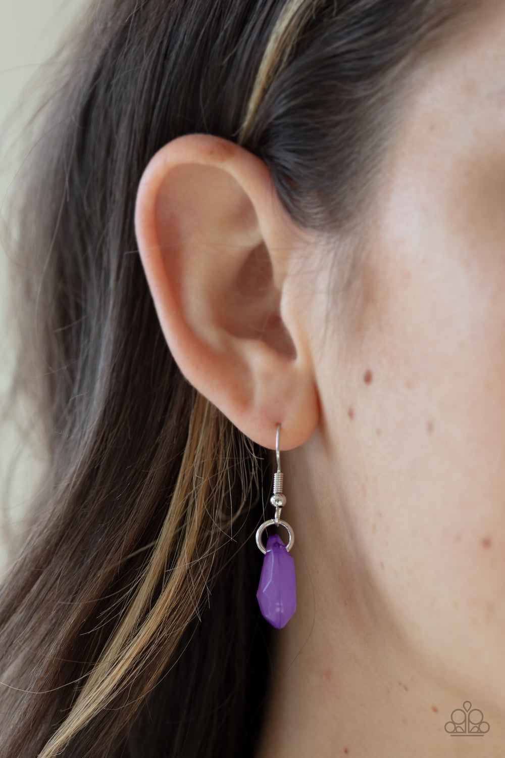 Rio Rainfall Purple Necklace - Paparazzi Accessories