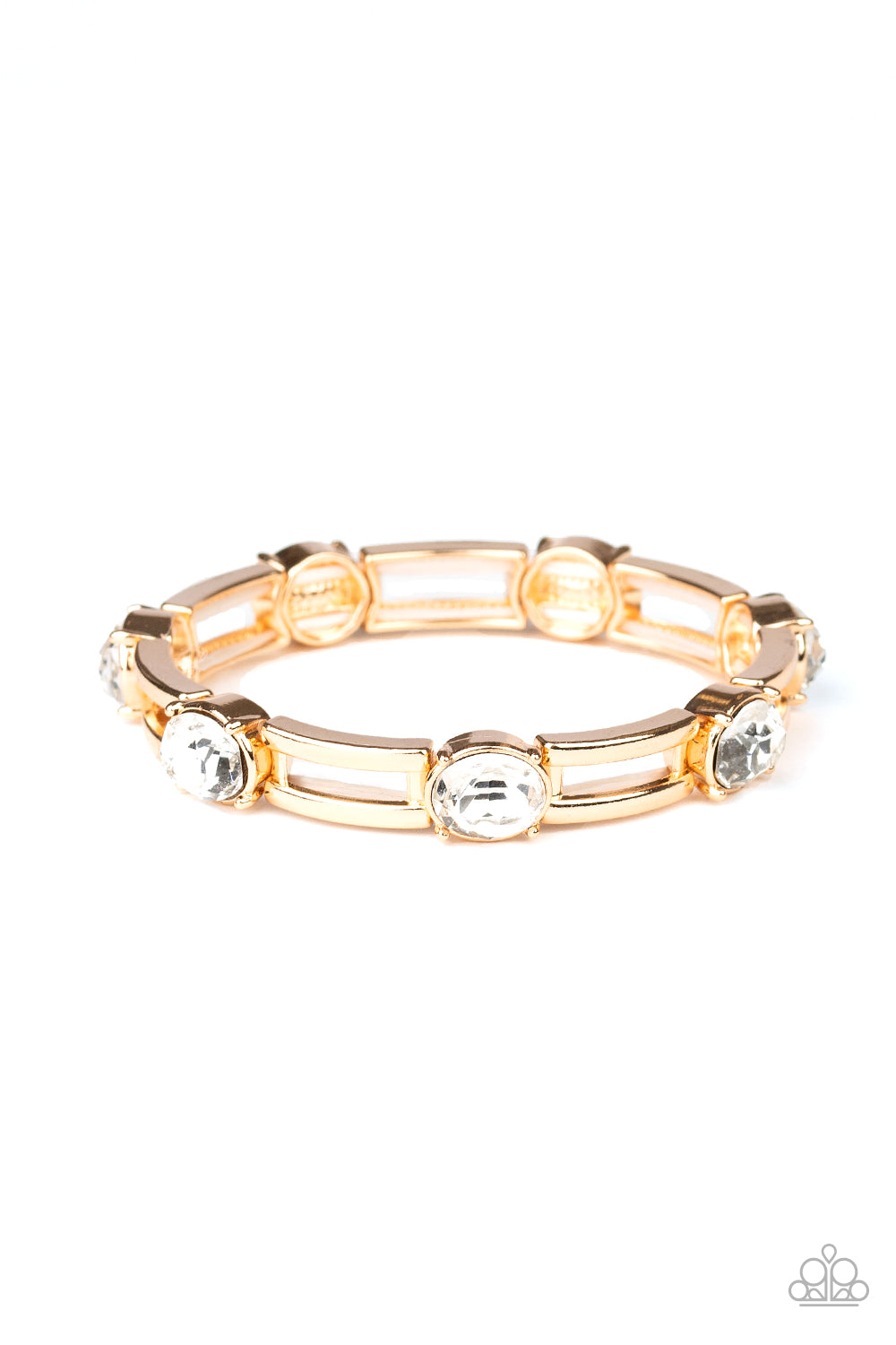 FLASH or Credit? Gold Bracelet - Paparazzi Accessories