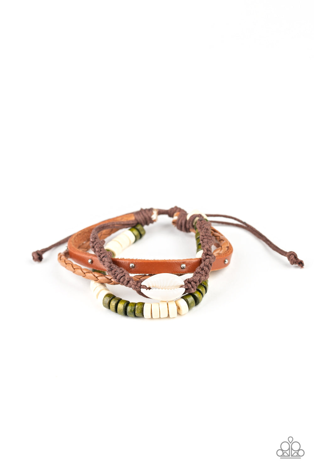 Beach Bounty Green Urban Bracelet - Paparazzi Accessories
