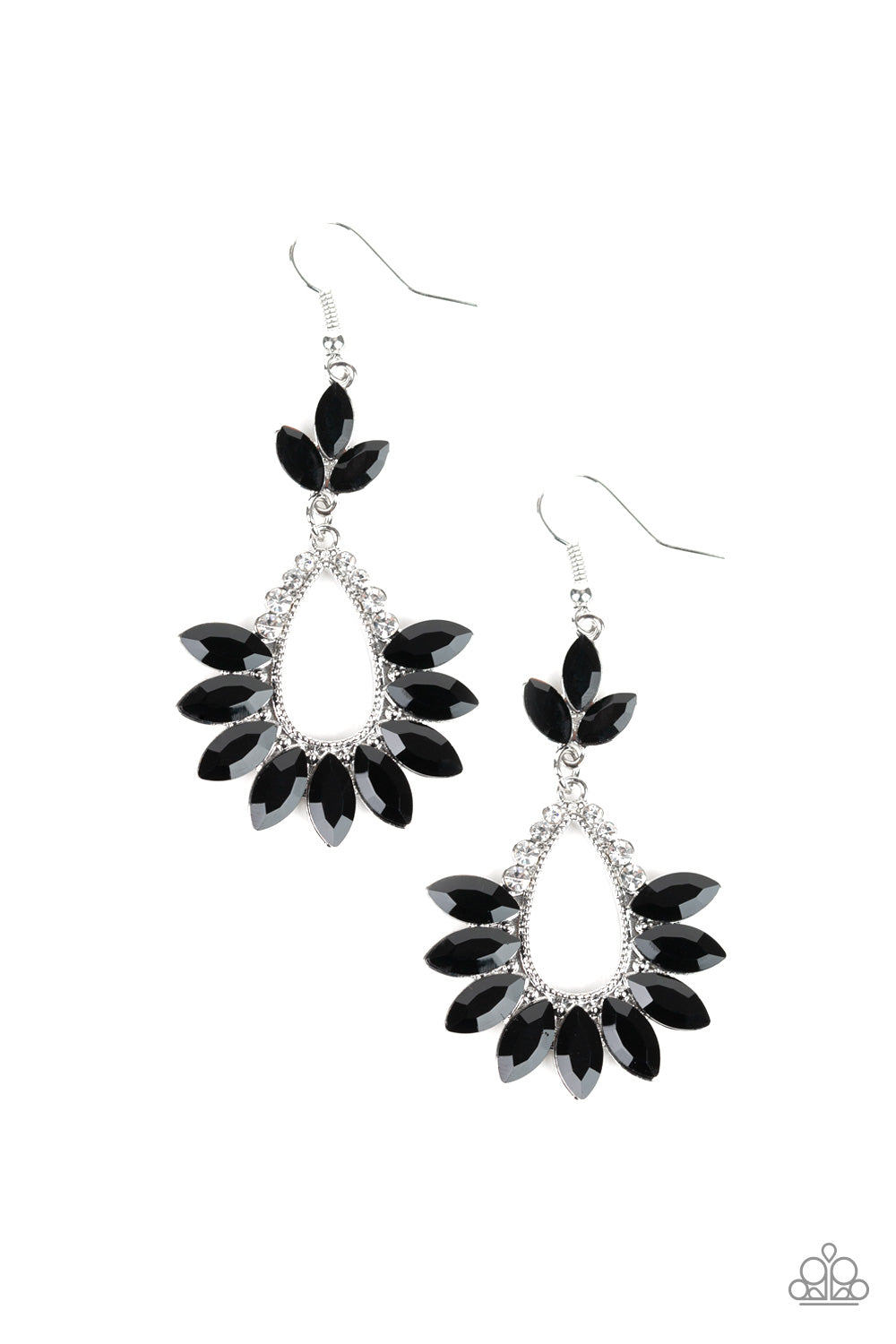 Extra Exquisite Black Earring - Paparazzi Accessories