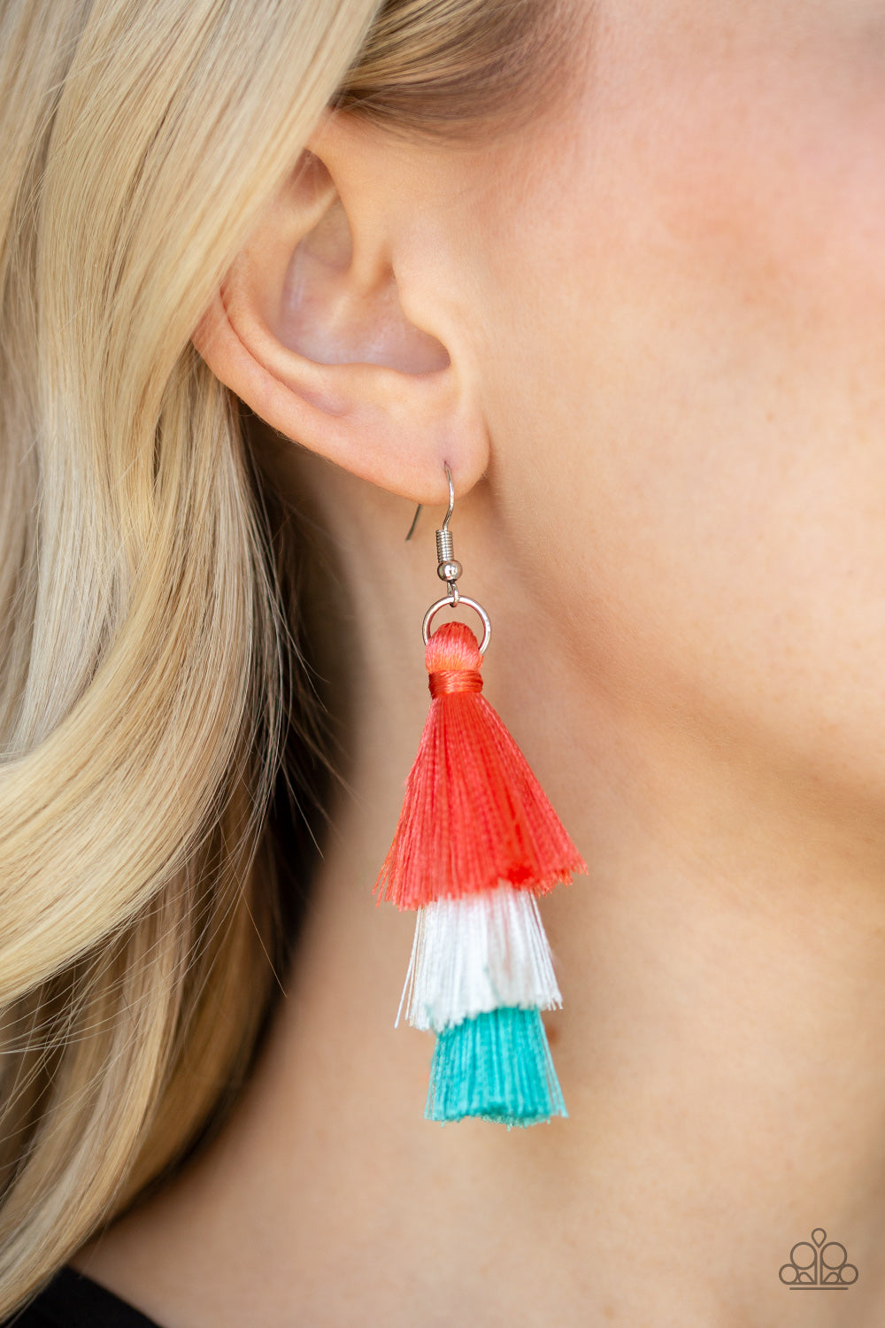 Hold On To Your Tassel! Orange Earring - Paparazzi Accessories