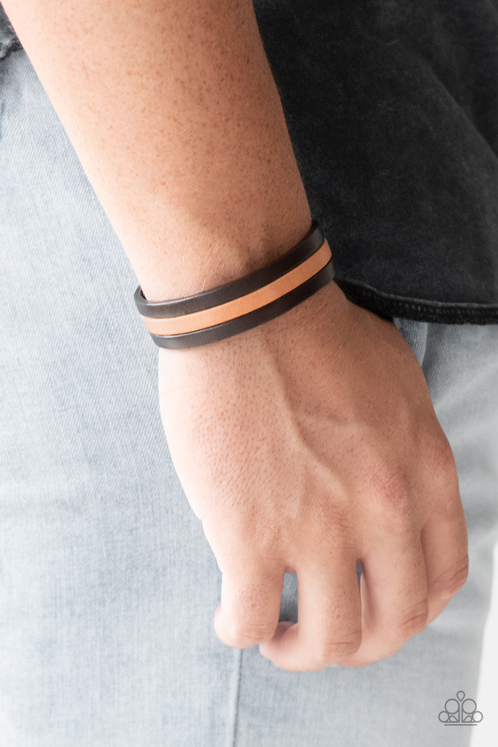 Plain View Brown Urban Bracelet - Paparazzi Accessories