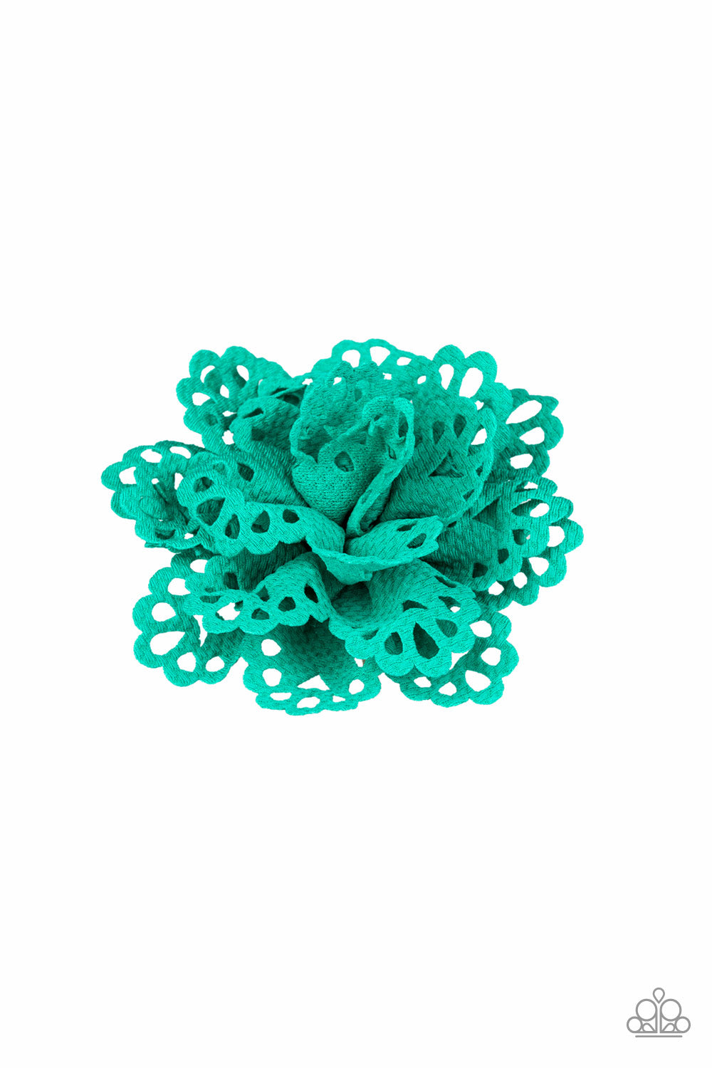 Springing Into Spring Green Hair Clip - Paparazzi Accessories - jazzy-jewels-gems