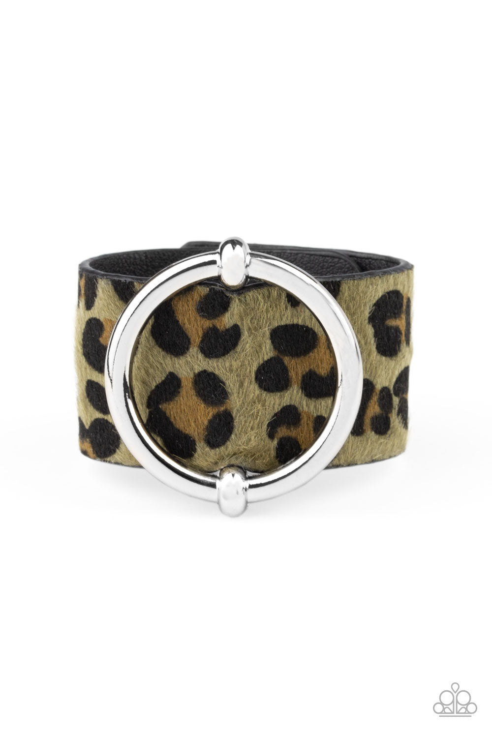 Asking FUR Trouble Green Bracelet - Paparazzi Accessories