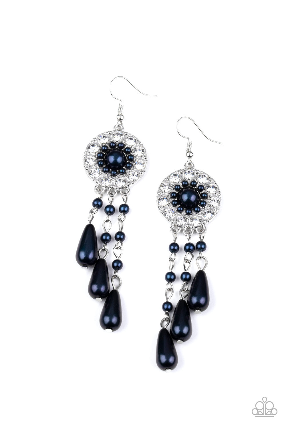 Dreams Can Come True Blue Earring - Paparazzi Accessories