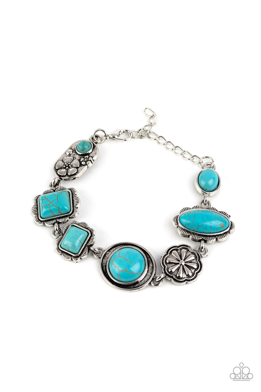 Gorgeously Groundskeeper Blue Bracelet - Paparazzi Accessories
