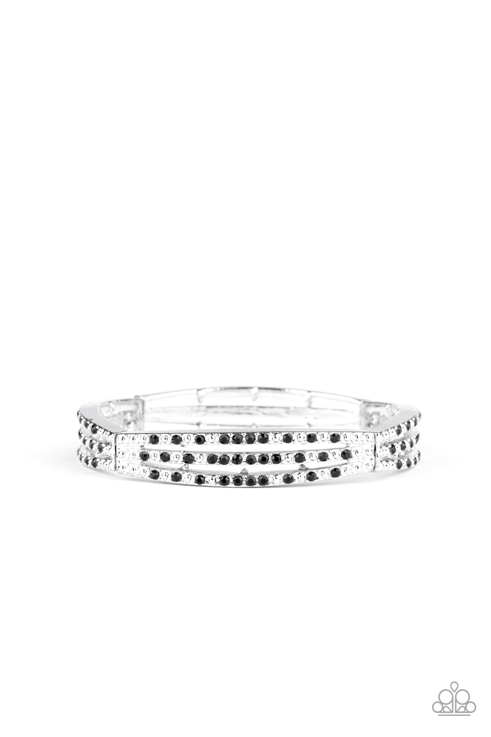 Suburban Scene Black Bracelet - Paparazzi Accessories