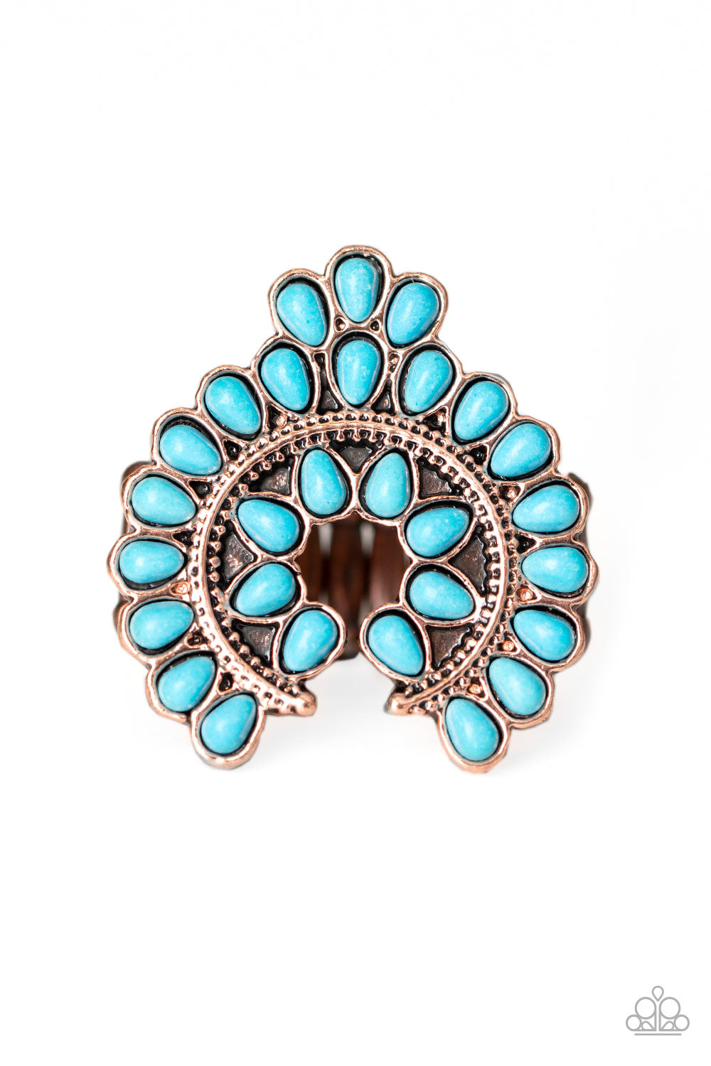 Trendy Talisman Copper Ring - Paparazzi Accessories
